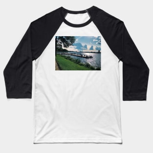 Boston Back Bay - Sitting on the Dock Baseball T-Shirt